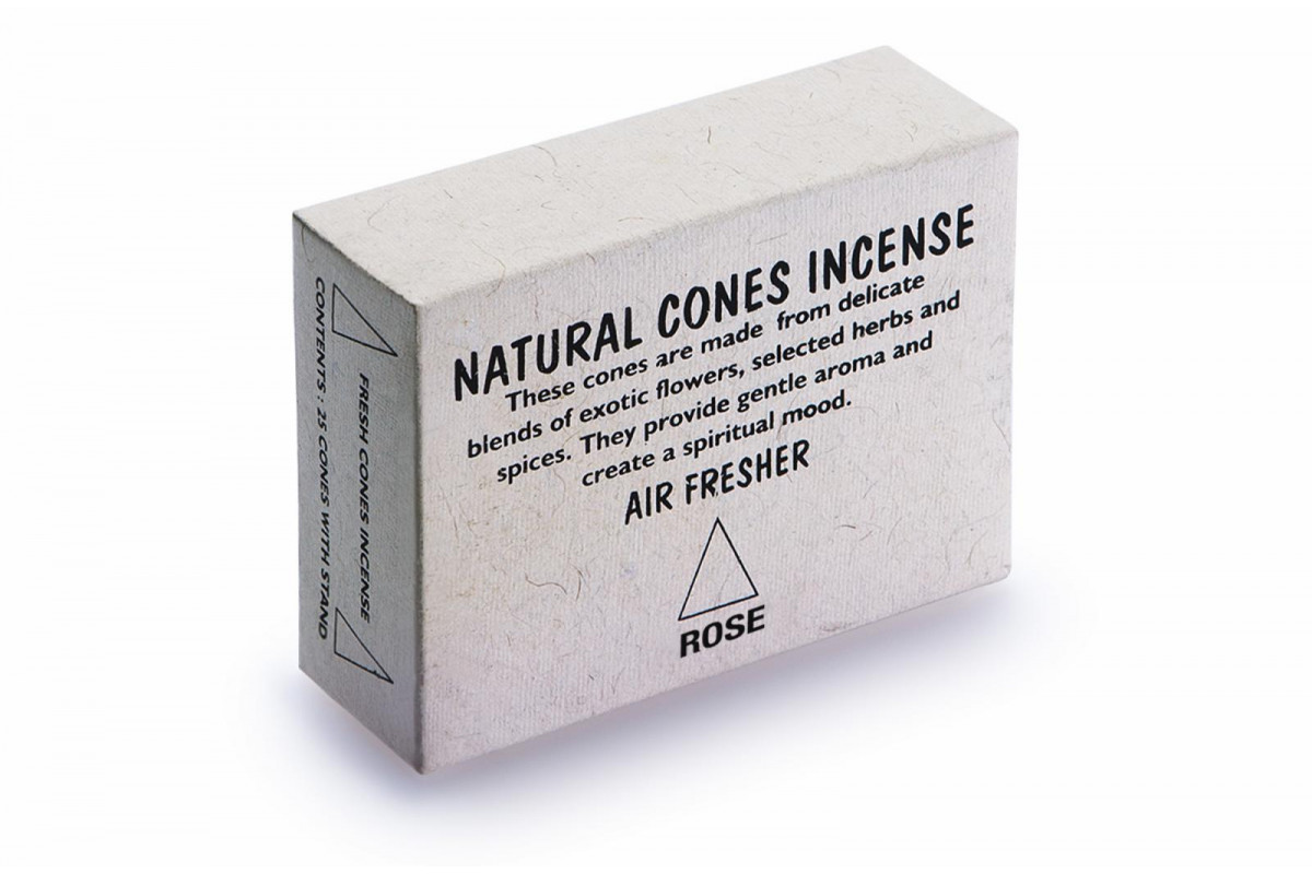 Благовония конусы Роза Natural Cones Incense 30гр