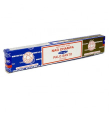 Натуральные благовония Nag Champa + Palo Santo Combo (Наг чампа + пало санто) Satya 15гр
