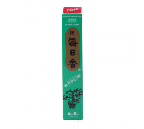 Японские благовония Sage (Шалфей) Nippon Kodo 50шт