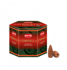 Благовония пуля стелющийся дым Citronella (Цитронелла) HEM 20шт