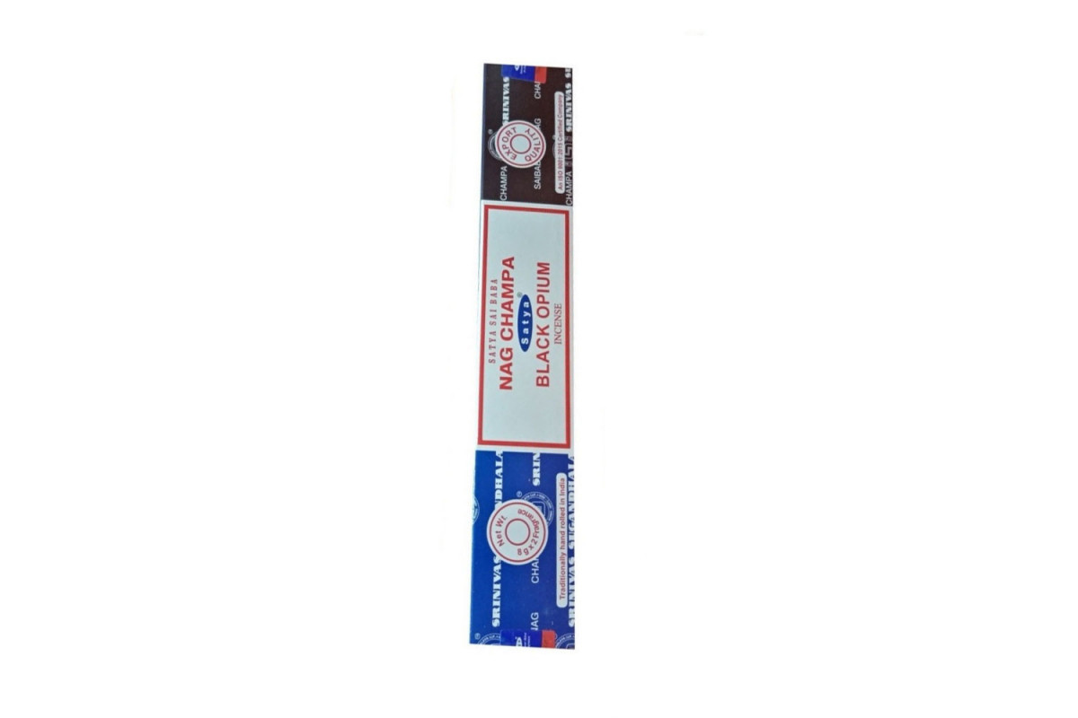 Благовония Nag Champa + Black Opium Combo (Наг чампа + черный опиум) Satya 15гр
