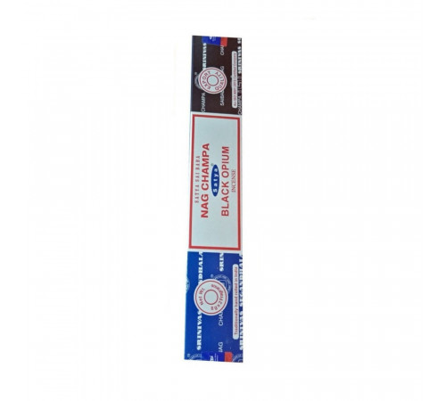 Благовония Nag Champa + Black Opium Combo (Наг чампа + черный опиум) Satya 15гр