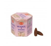 Благовония пуля стелющийся дым Mama & Baby (Мама и ребенок) HEM 20шт