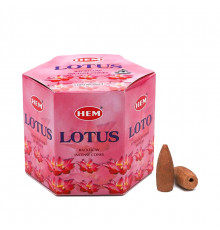 Благовония пуля стелющийся дым Lotus (Лотос) HEM 20шт
