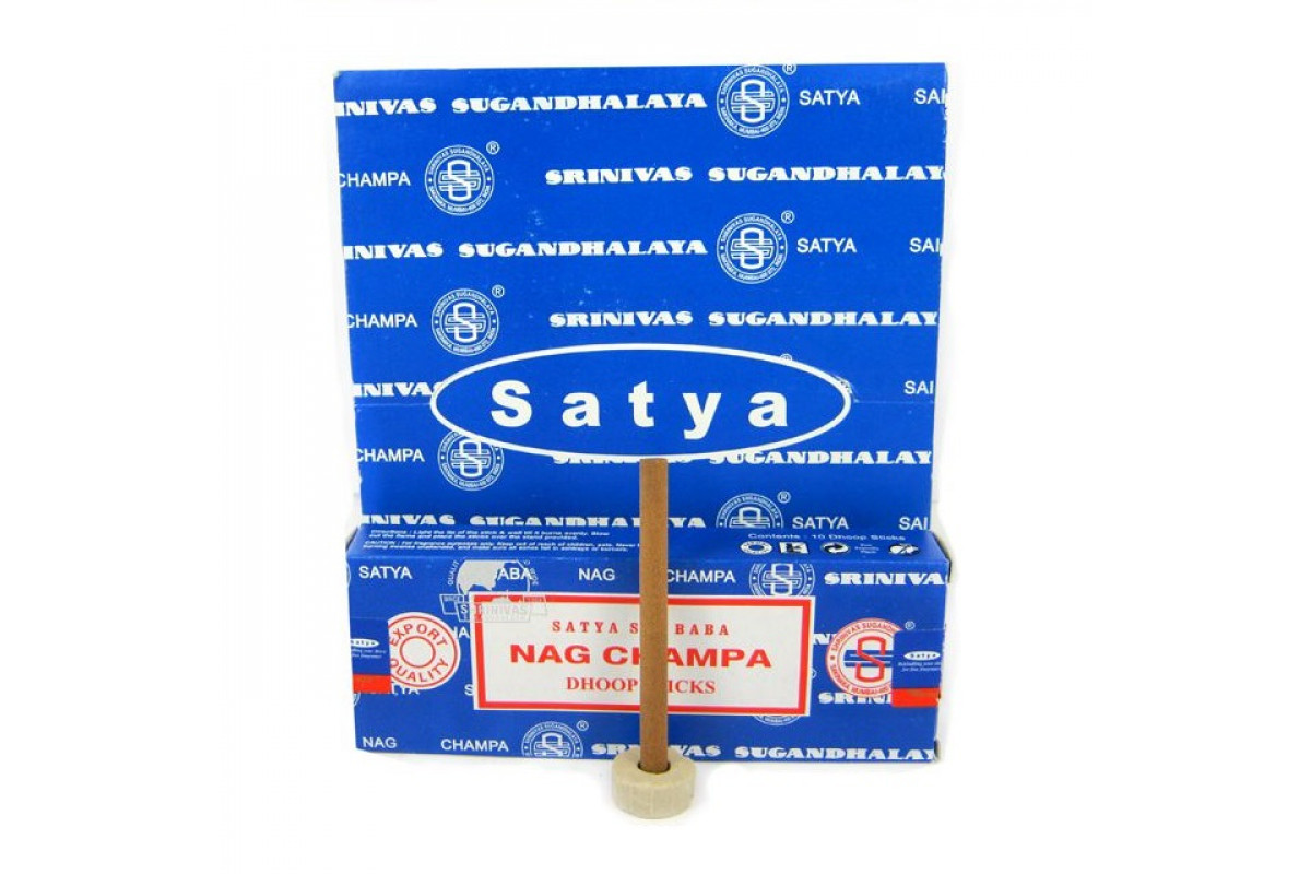Благовония Nag Champa (Наг чампа) Satya 45гр