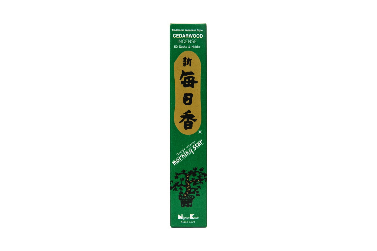 Японские благовония Cedarwood (Кедр) Nippon Kodo 50шт