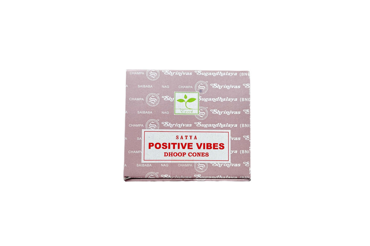 Благовония конусы Positive Vibes (Позитивные вибрации) Satya 30гр