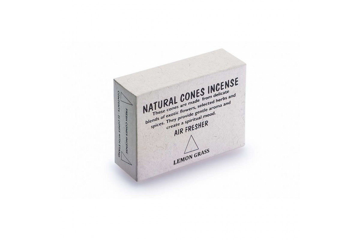 Благовония конусы Лемонграсс Natural Cones Incense 30гр