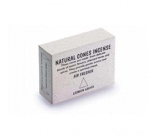 Благовония конусы Лемонграсс Natural Cones Incense 30гр
