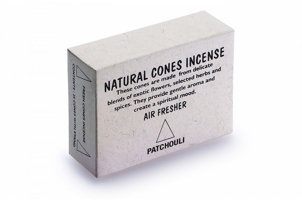 Благовония конусы Пачули Natural Cones Incense 30гр