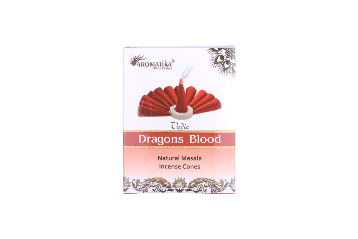 Благовония конусы Dragons Blood (Кровь дракона) Aromatika