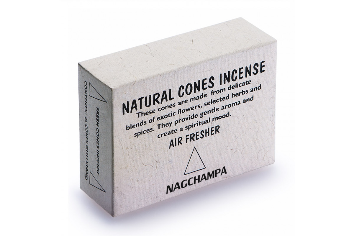 Благовония конусы Наг Чампа Natural Cones Incense 30гр