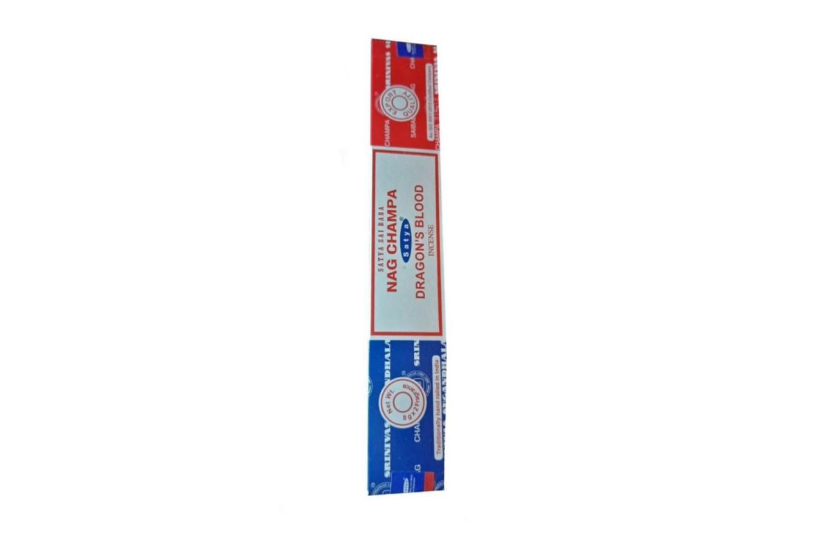 Благовония Nag Champa + Dragon's Blood Combo (Наг чампа + кровь дракона) Satya 15гр