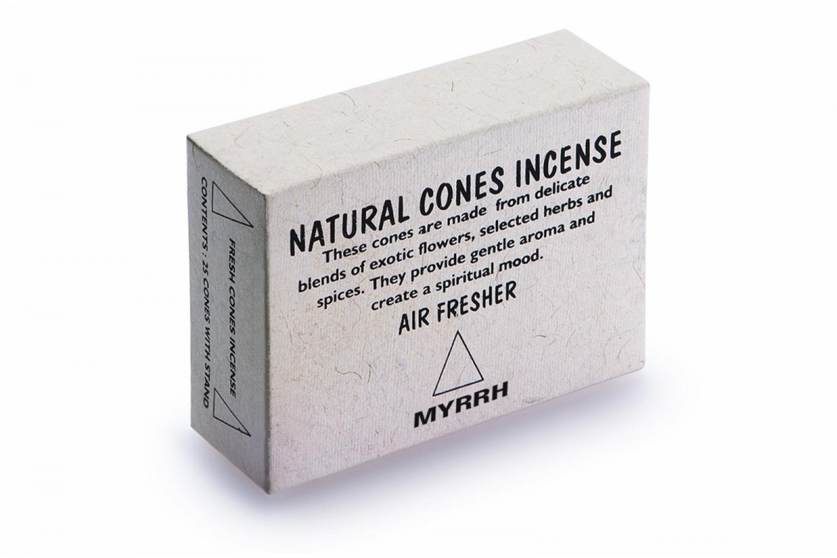 Благовония конусы Мирра Natural Cones Incense 30гр