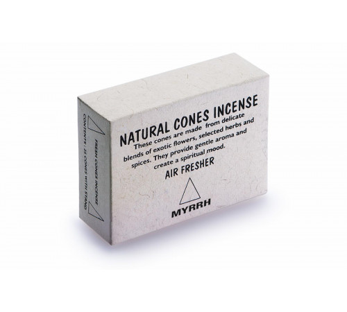 Благовония конусы Мирра Natural Cones Incense 30гр