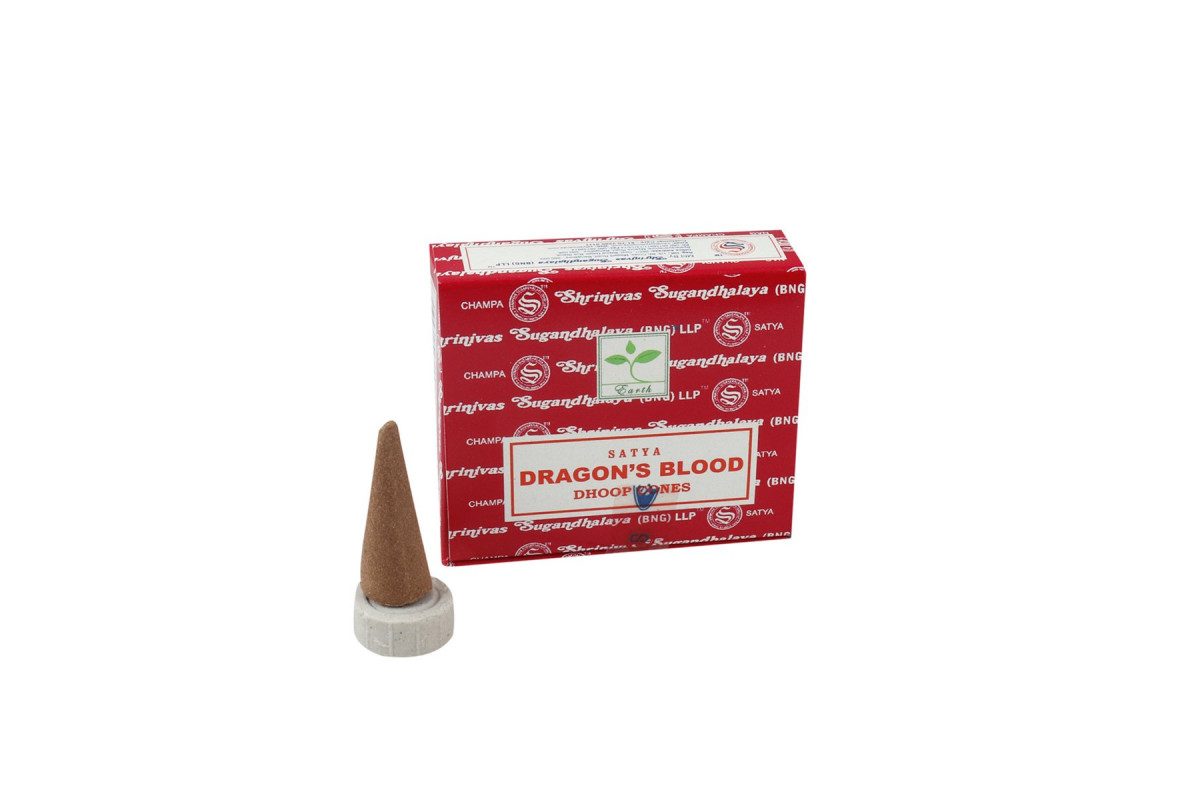 Благовония Dragons Blood конусы (Кровь дракона) Satya 30гр