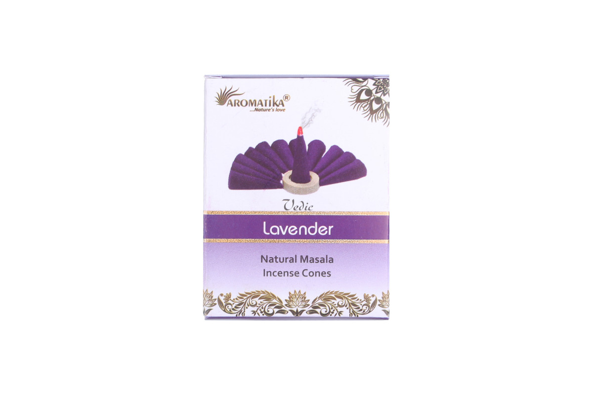 Благовония конусы Lavender (Лаванда) Aromatika