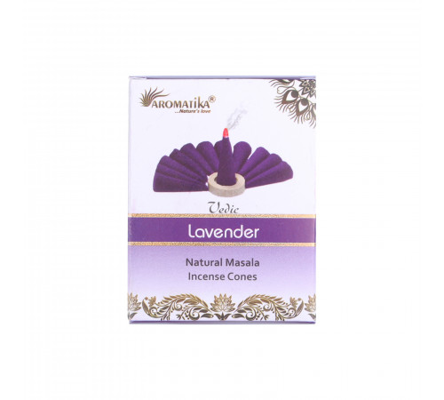 Благовония конусы Lavender (Лаванда) Aromatika
