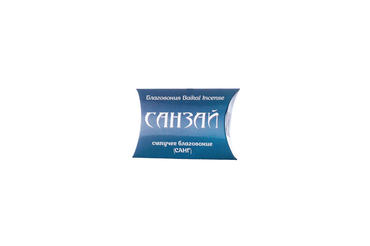 Сыпучие благовония санг Санзай из можжевельника Baikal Incense 26гр
