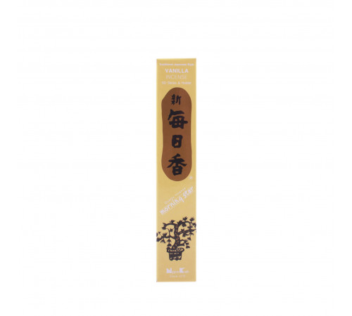 Японские благовония Vanilla (Ваниль) Nippon Kodo 50шт