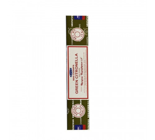 Благовония Green Citronella (Зелёная цитронелла) Satya 15гр