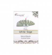 Благовония конусы White Sage (Белый шалфей) Aromatika