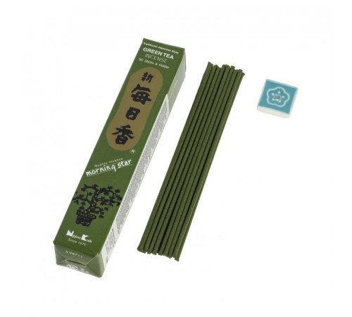 Японские благовония Green Tea (Зелёный чай) Nippon Kodo 50шт