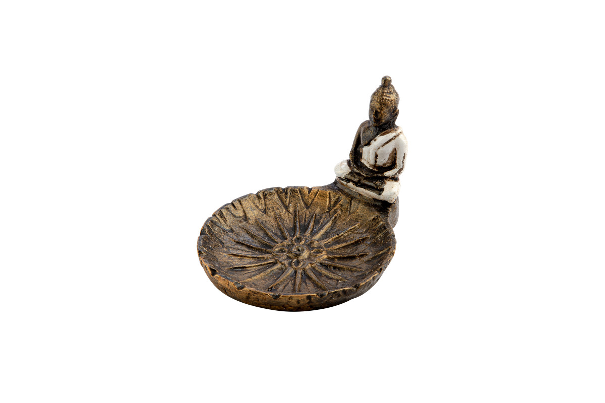 Подставка для благовоний "Buddha White" 8 см