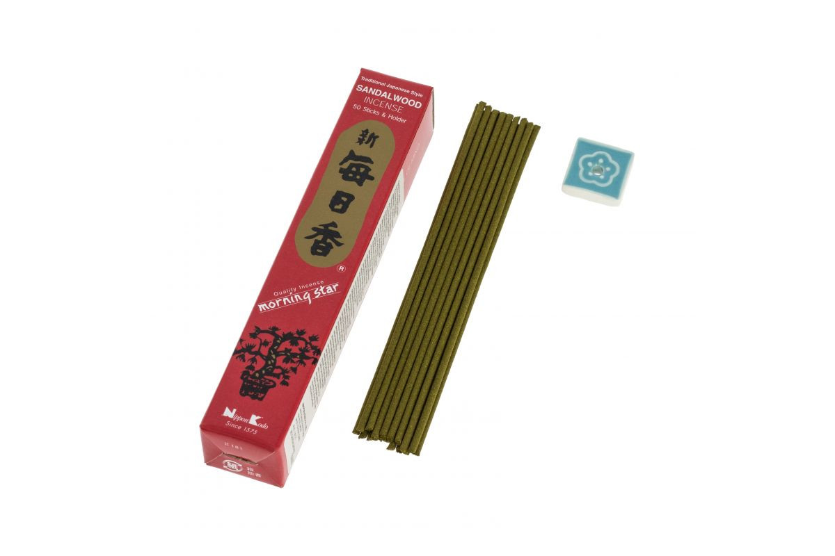 Японские благовония Sandalwood (Сандаловое дерево) Nippon Kodo 50шт